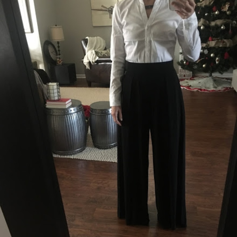Express High Waisted Wide Leg Dress Pant Size XS